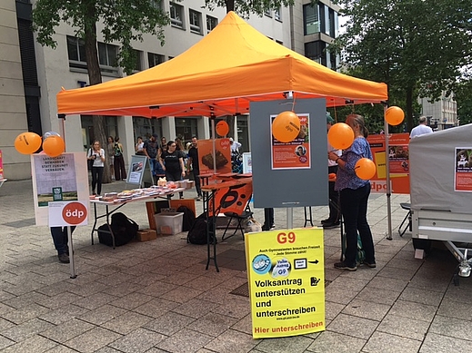 Infostand der ÖDP in Ulm